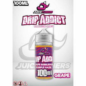 Drip Addict - Grape Bubblegum -100ml - Sydney Vape Supply