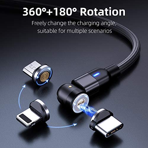 Full rotation USB Magnetic Data Charging Cable 2m - Sydney Vape Supply